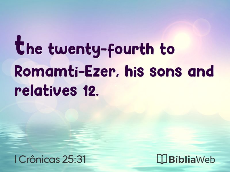 I Crônicas 25:31 em imagem para compartilhar