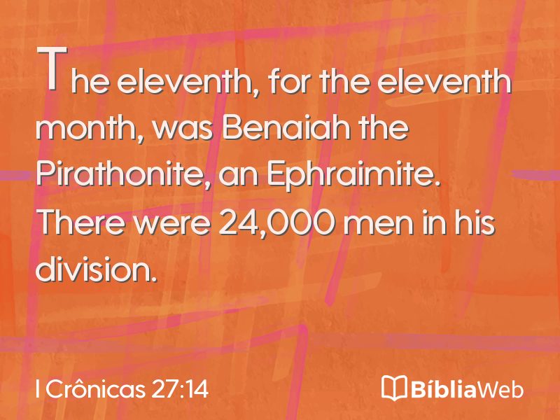I Crônicas 27:14 em imagem para compartilhar