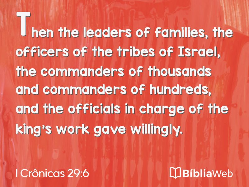 I Crônicas 29:6 em imagem para compartilhar