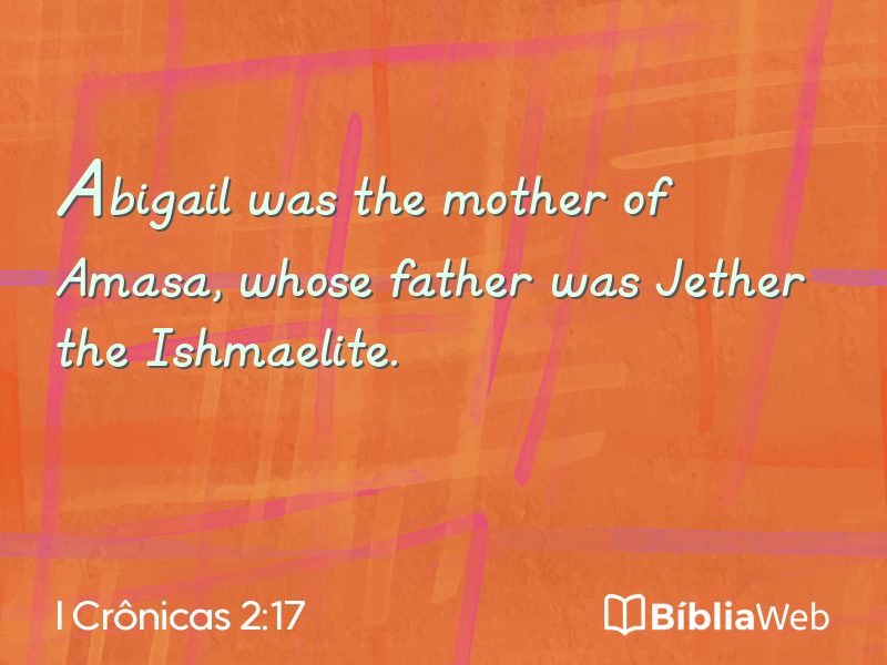 I Crônicas 2:17 em imagem para compartilhar