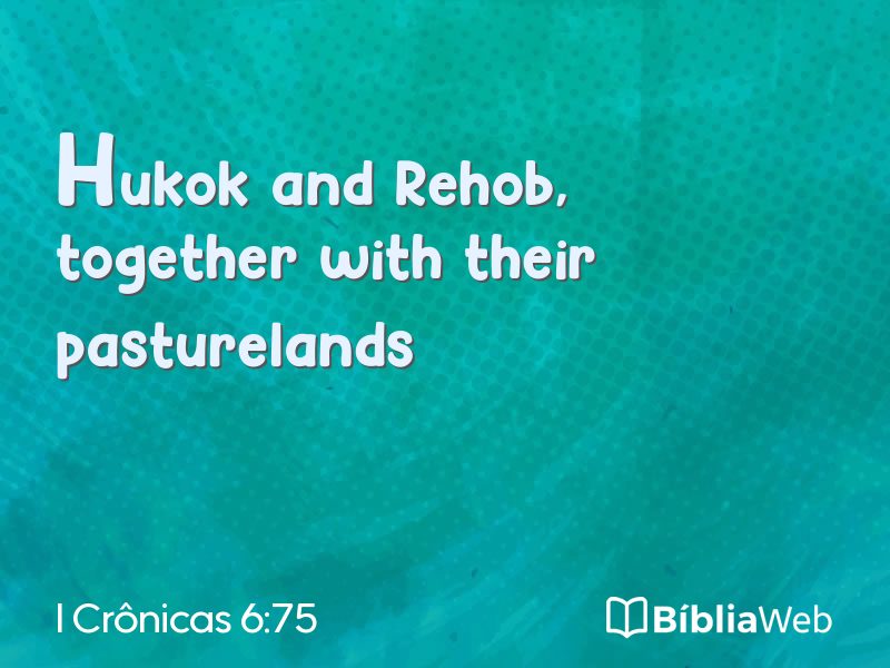 I Crônicas 6:75 em imagem para compartilhar
