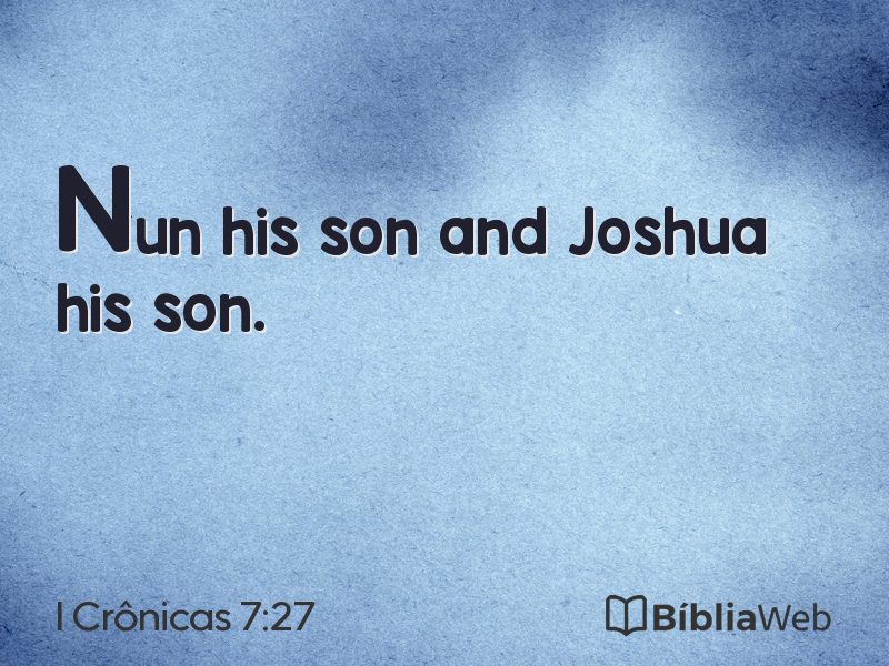 I Crônicas 7:27 em imagem para compartilhar