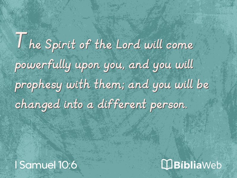 I Samuel 10:6 em imagem para compartilhar