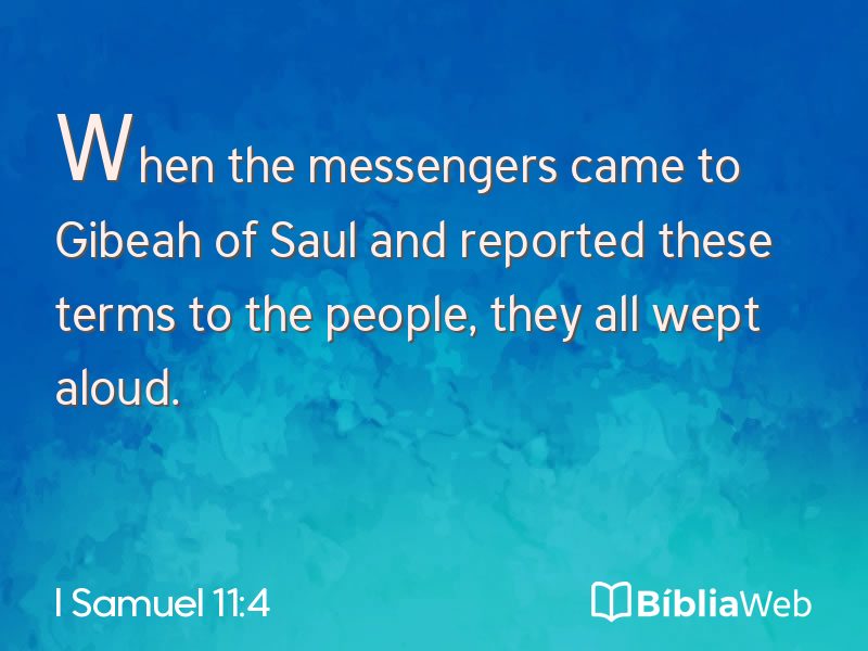 I Samuel 11:4 em imagem para compartilhar
