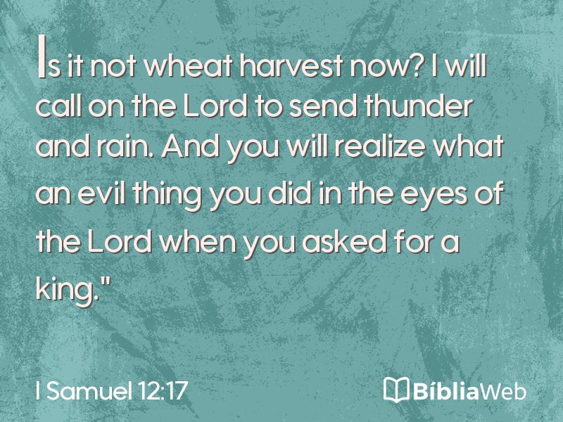 I Samuel 12:17 em imagem para compartilhar