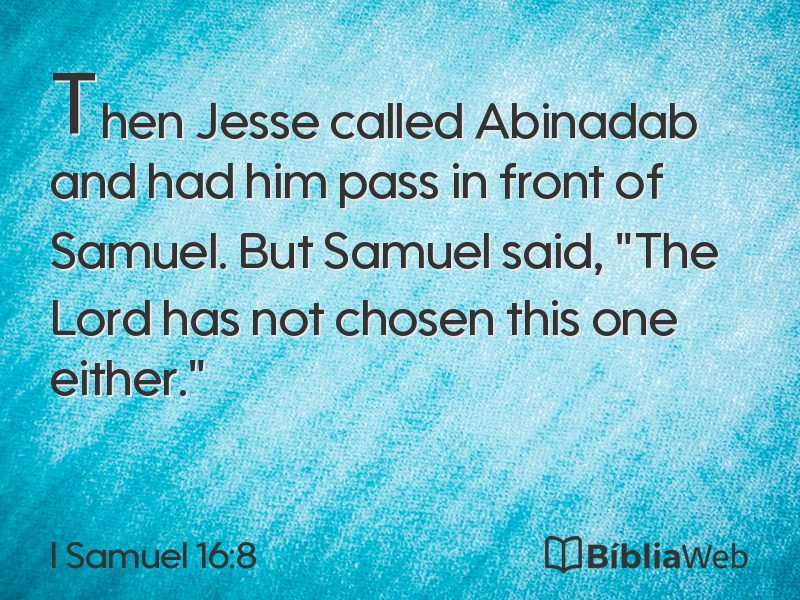 I Samuel 16:8 em imagem para compartilhar