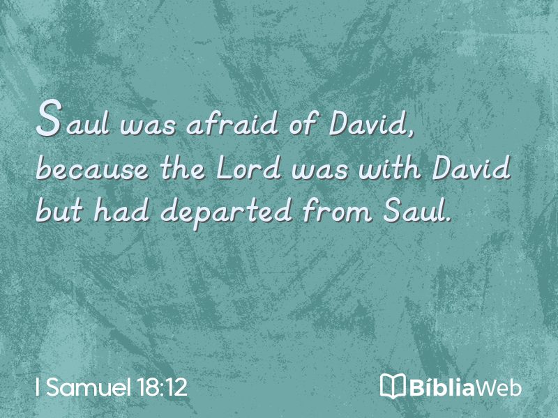 I Samuel 18:12 em imagem para compartilhar