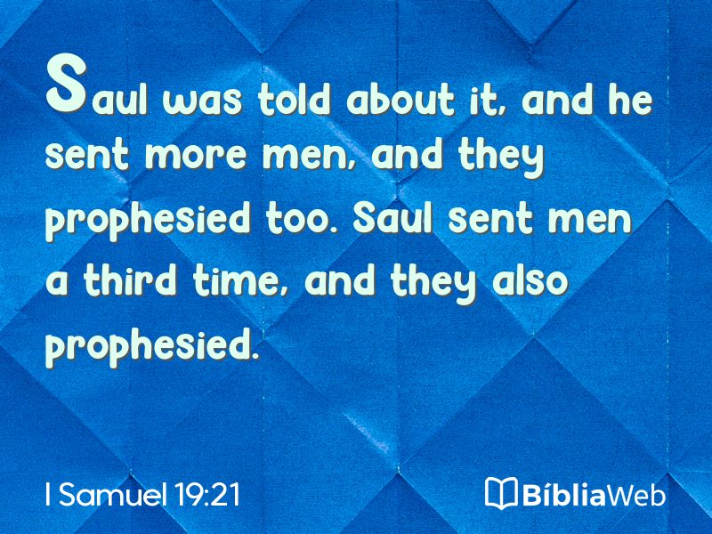 I Samuel 19:21 em imagem para compartilhar