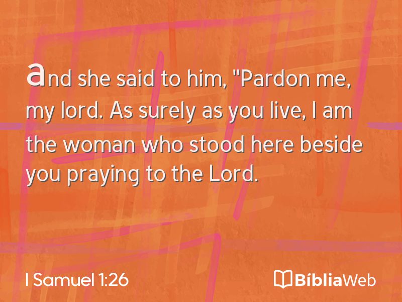 I Samuel 1:26 em imagem para compartilhar