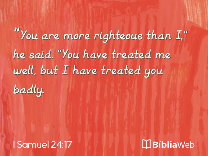 I Samuel 24:17 em imagem para compartilhar