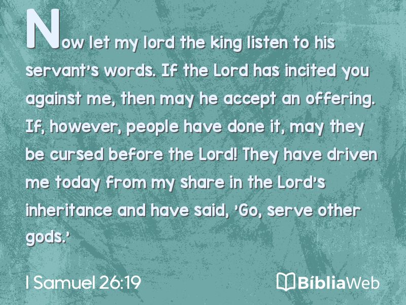 I Samuel 26:19 em imagem para compartilhar