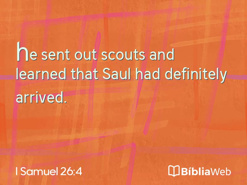 I Samuel 26:4 em imagem para compartilhar
