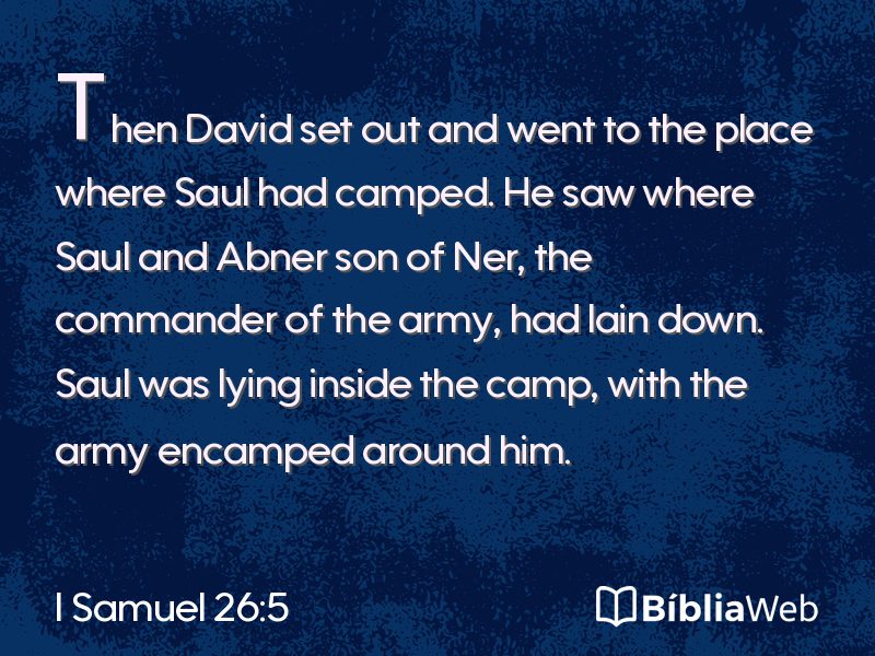 I Samuel 26:5 em imagem para compartilhar