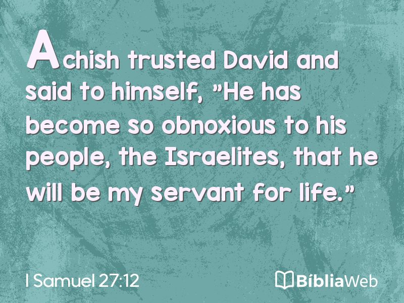 I Samuel 27:12 em imagem para compartilhar