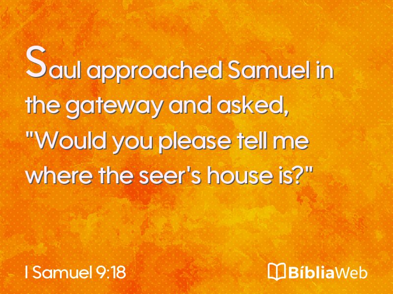 I Samuel 9:18 em imagem para compartilhar