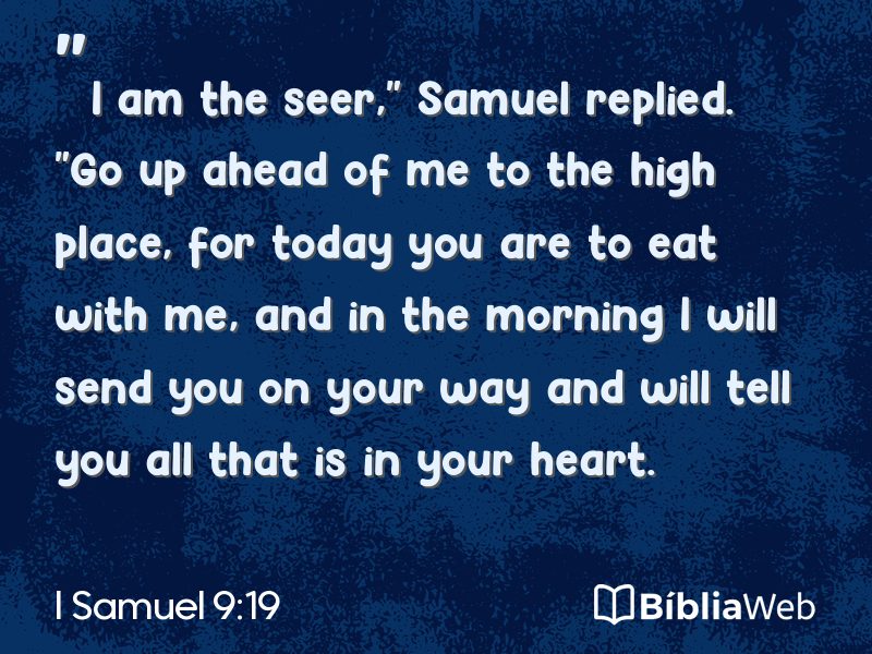 I Samuel 9:19 em imagem para compartilhar