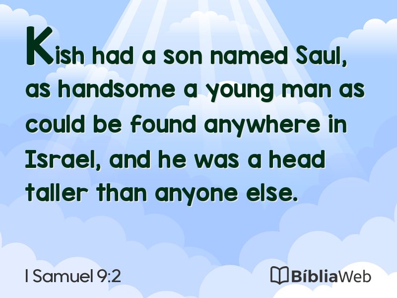 I Samuel 9:2 em imagem para compartilhar