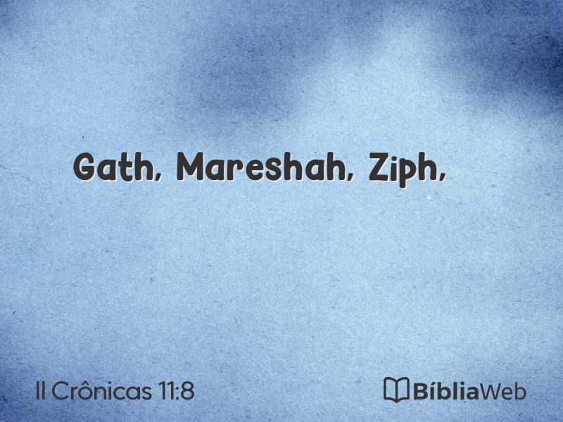 II Crônicas 11:8 em imagem para compartilhar
