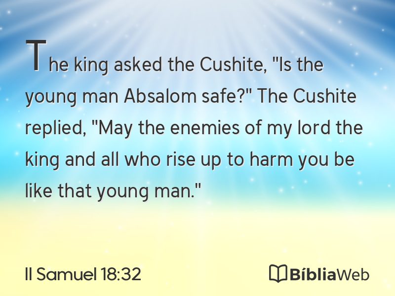 II Samuel 18:32 em imagem para compartilhar