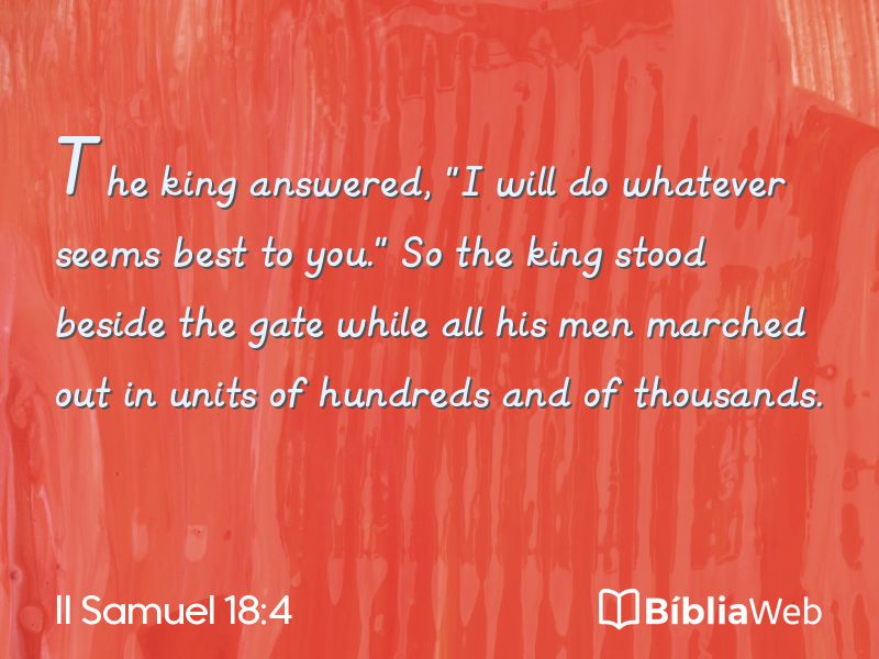 II Samuel 18:4 em imagem para compartilhar