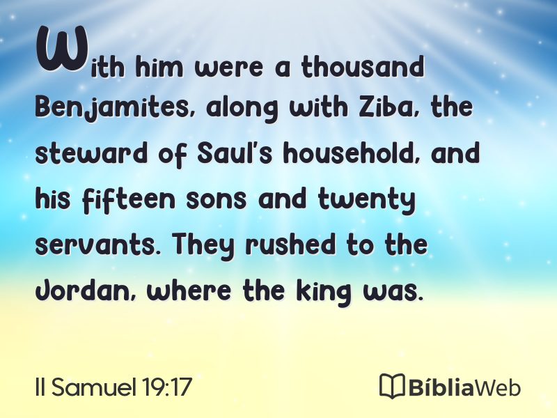 II Samuel 19:17 em imagem para compartilhar
