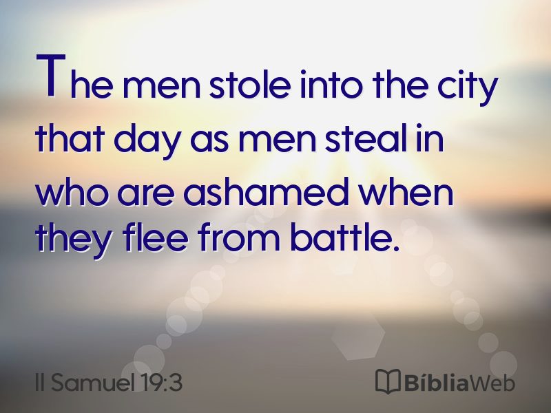 II Samuel 19:3 em imagem para compartilhar
