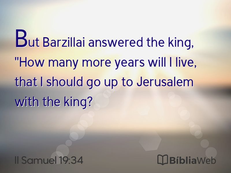 II Samuel 19:34 em imagem para compartilhar