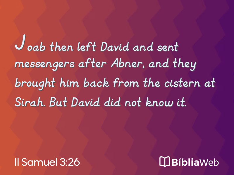 II Samuel 3:26 em imagem para compartilhar
