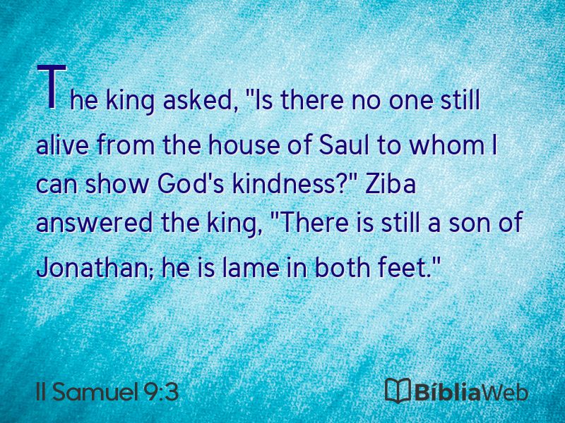II Samuel 9:3 em imagem para compartilhar