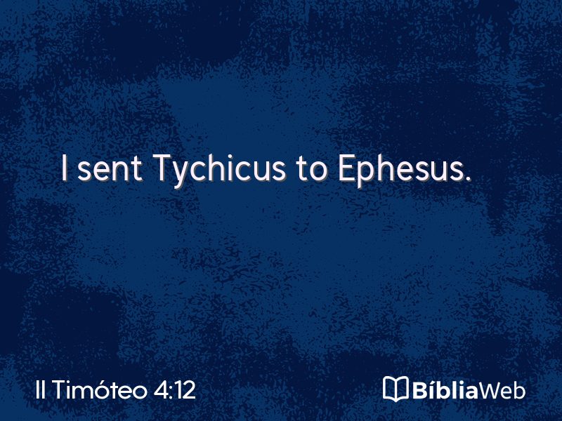 II Timóteo 4:12 em imagem para compartilhar