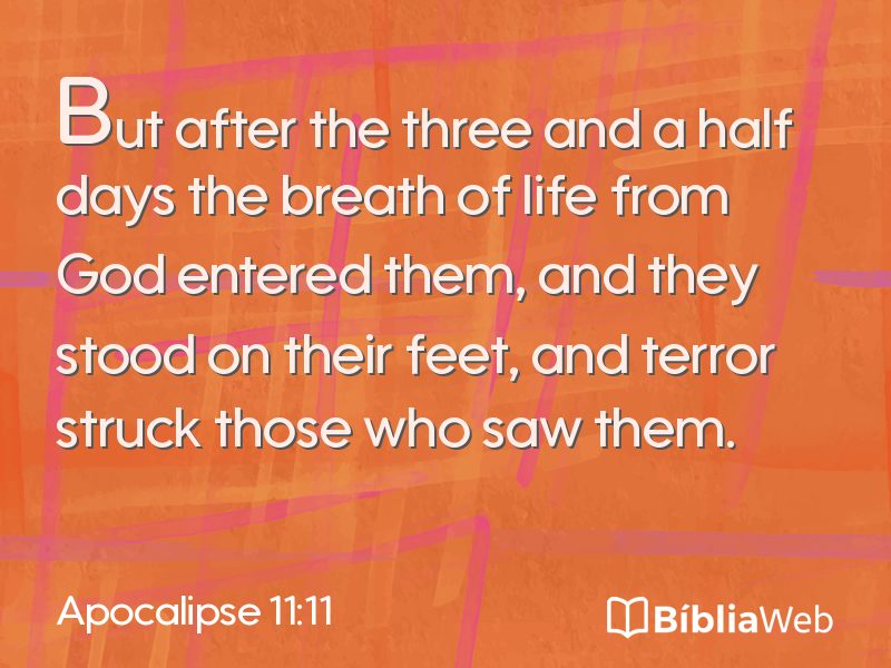 Apocalipse 11:11 em imagem para compartilhar