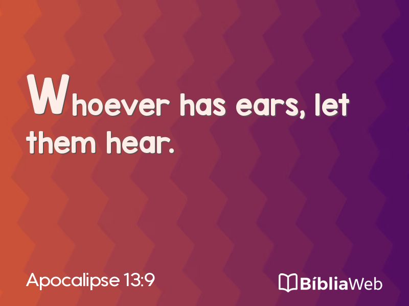 Apocalipse 13:9 em imagem para compartilhar