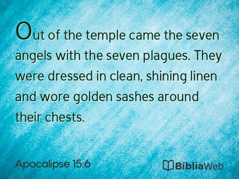 Apocalipse 15:6 em imagem para compartilhar