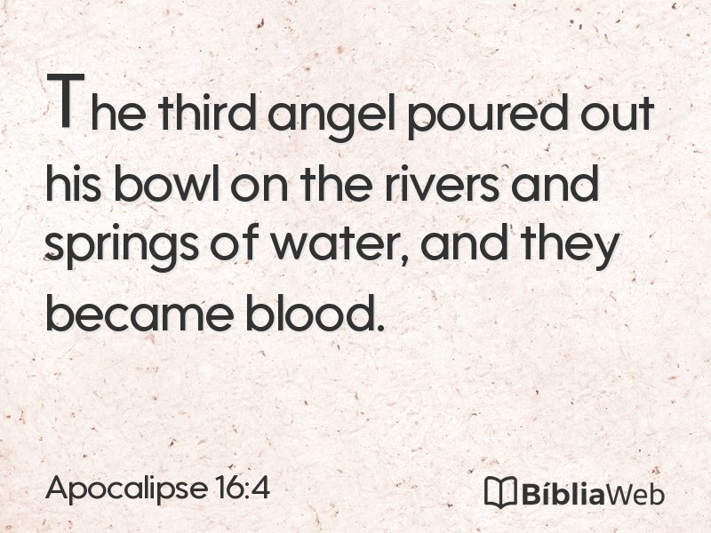Apocalipse 16:4 em imagem para compartilhar