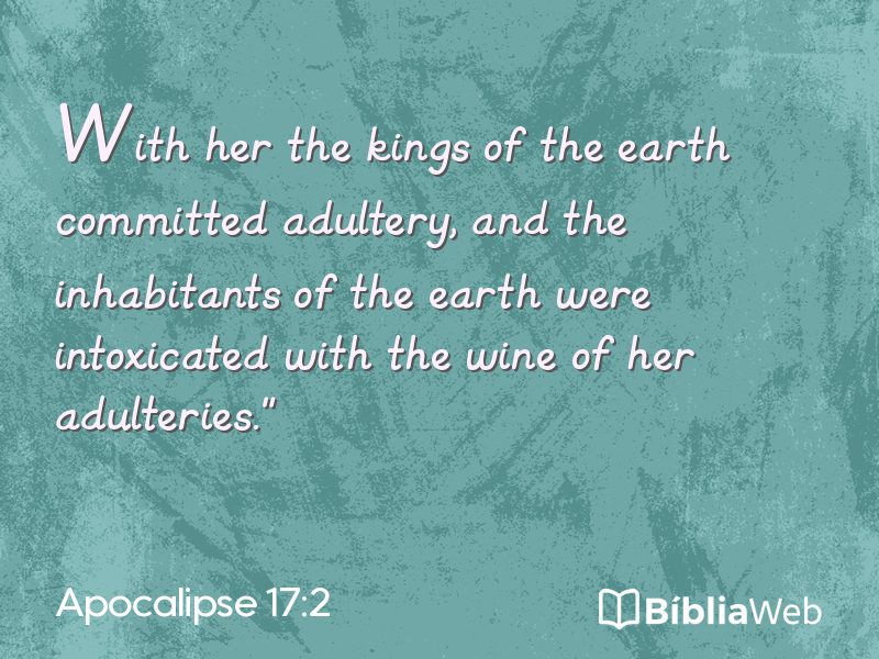 Apocalipse 17:2 em imagem para compartilhar