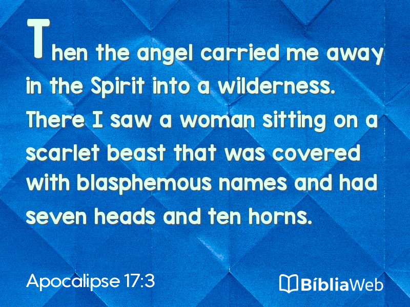 Apocalipse 17:3 em imagem para compartilhar