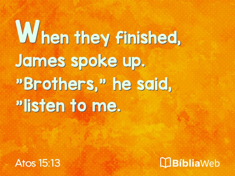 Atos 15:13 em imagem para compartilhar