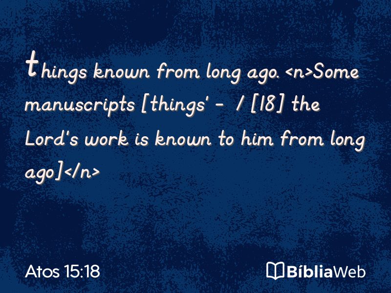 Atos 15:18 em imagem para compartilhar
