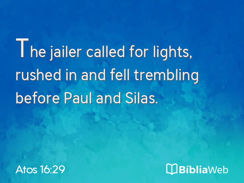 Atos 16:29 em imagem para compartilhar