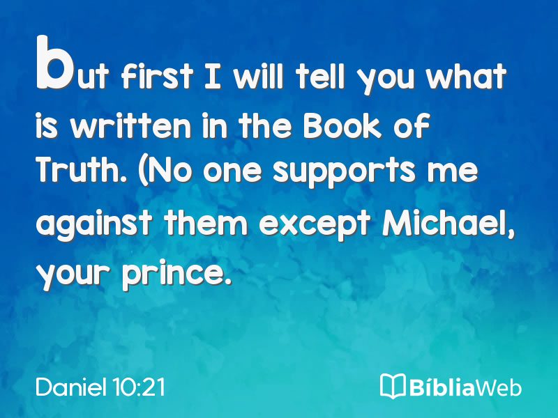 Daniel 10:21 em imagem para compartilhar