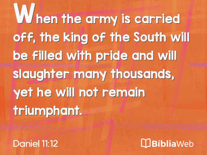 Daniel 11:12 em imagem para compartilhar