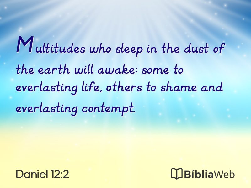 Daniel 12:2 em imagem para compartilhar