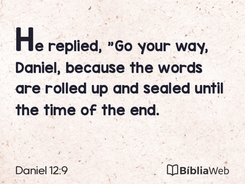 Daniel 12:9 em imagem para compartilhar