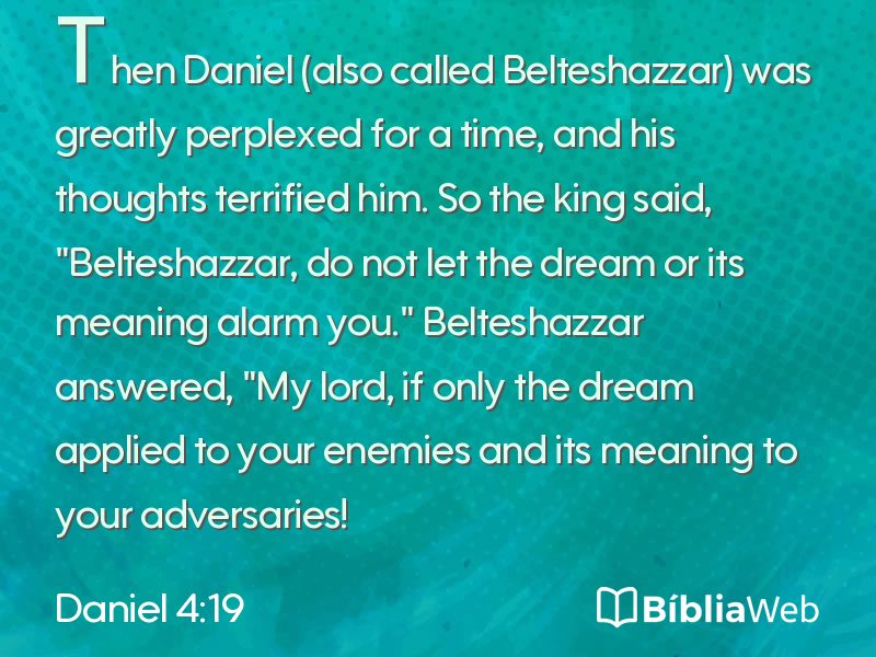 Daniel 4:19 em imagem para compartilhar