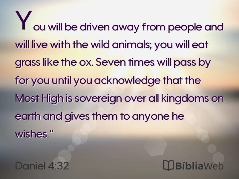 Daniel 4:32 em imagem para compartilhar