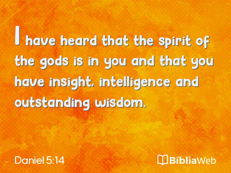 Daniel 5:14 em imagem para compartilhar
