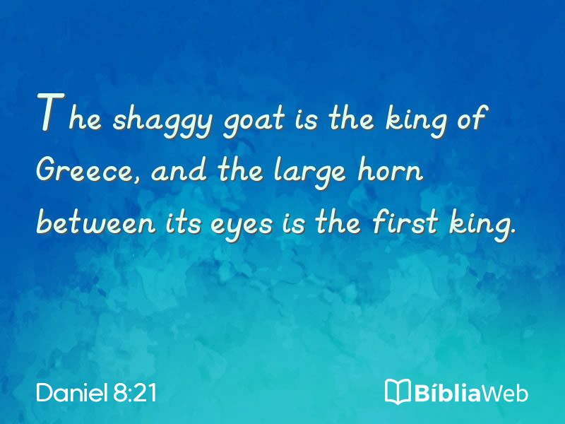 Daniel 8:21 em imagem para compartilhar