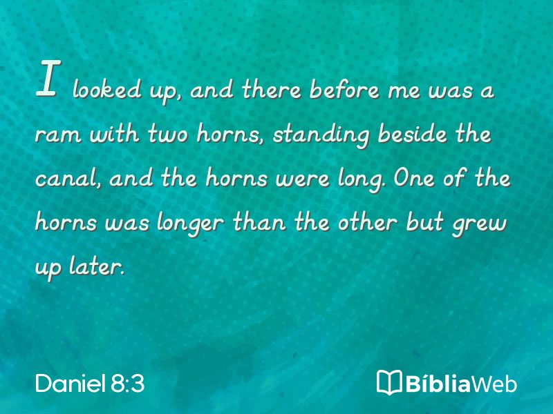 Daniel 8:3 em imagem para compartilhar