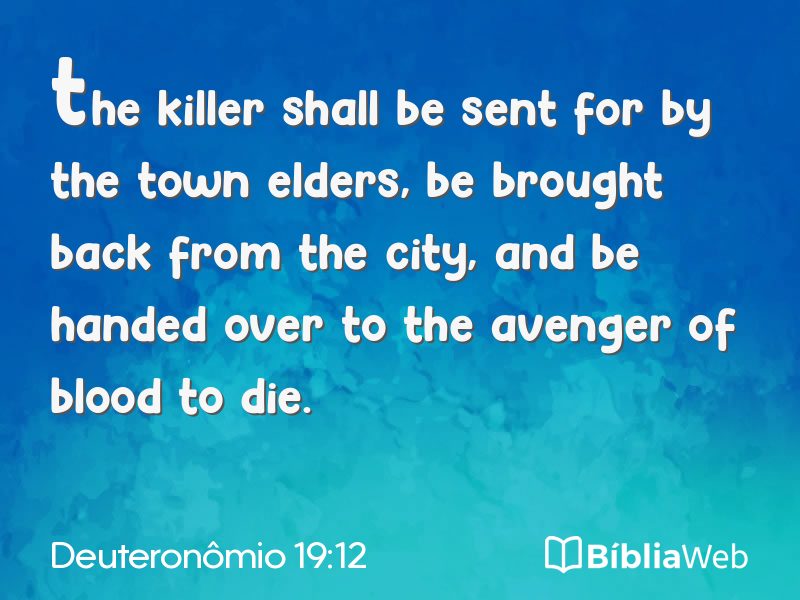 Deuteronômio 19:12 em imagem para compartilhar