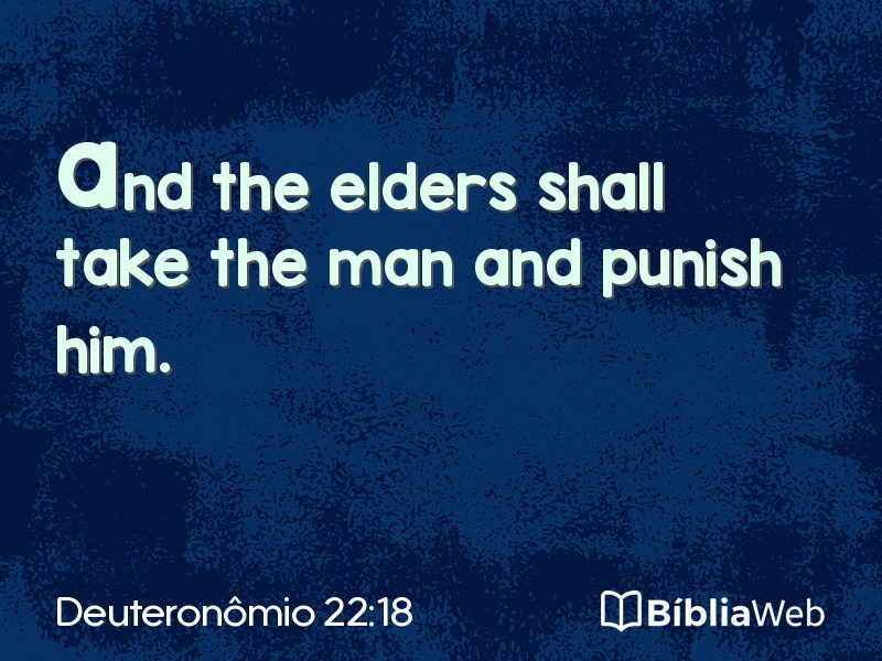 Deuteronômio 22:18 em imagem para compartilhar